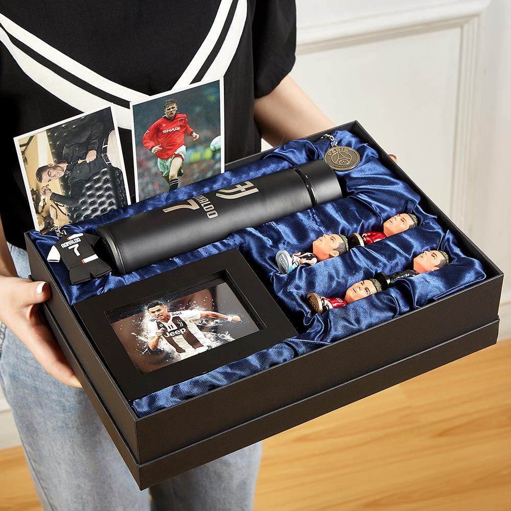 梅西手办足球生日礼物送男生C罗内马尔人偶公仔玩偶摆件周边纪念