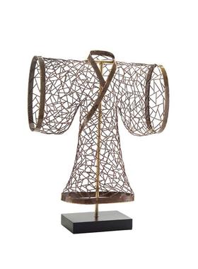 创意手工锻打金属铁艺桌面摆件摆放陈列装饰品摆饰抽象不规则雕塑