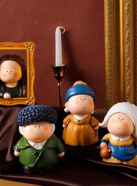 艺术家创意茶几桌面小摆件客厅电视酒柜家居装饰品玄关餐边柜摆件