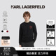 老佛爷潮 25秋冬新品 KARL LAGERFELD氛围感气质纯棉圆领卫衣情侣款