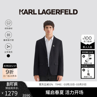 LAGERFELD 男士 25春季 两粒扣轻商务休闲西装 外套老佛爷 新款 KARL