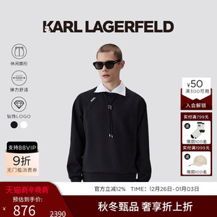 老佛爷男装 潮流GOLF卫衣秋冬新款 LAGERFELD卡尔拉格斐时尚 KARL