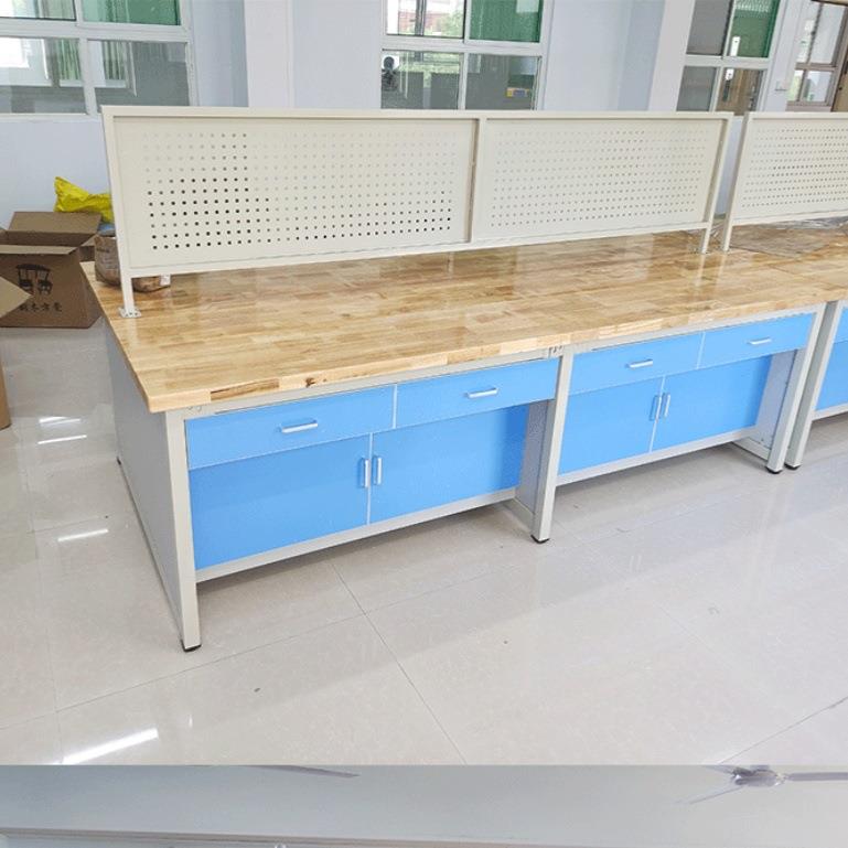 通用技术教室实验桌椅中小学劳技桌实木台面钢架桌综合实践操作台
