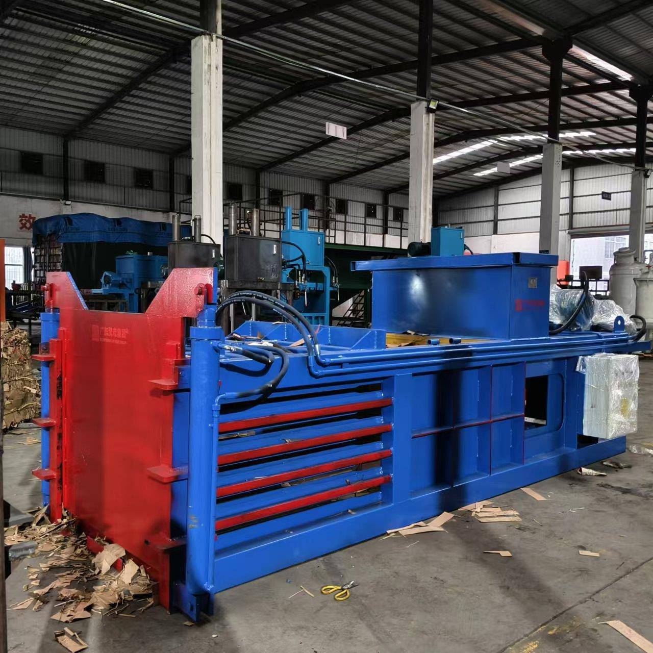 废纸液压打包机塑料瓶液压打包机易拉罐编织袋液压打包机卧式打包