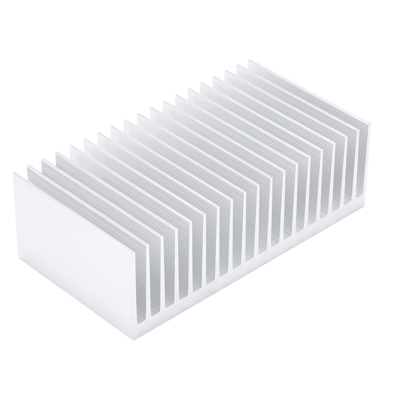 铝散热片大功率铝型材散热器超薄功放散热铝材散热板宽185*高60mm