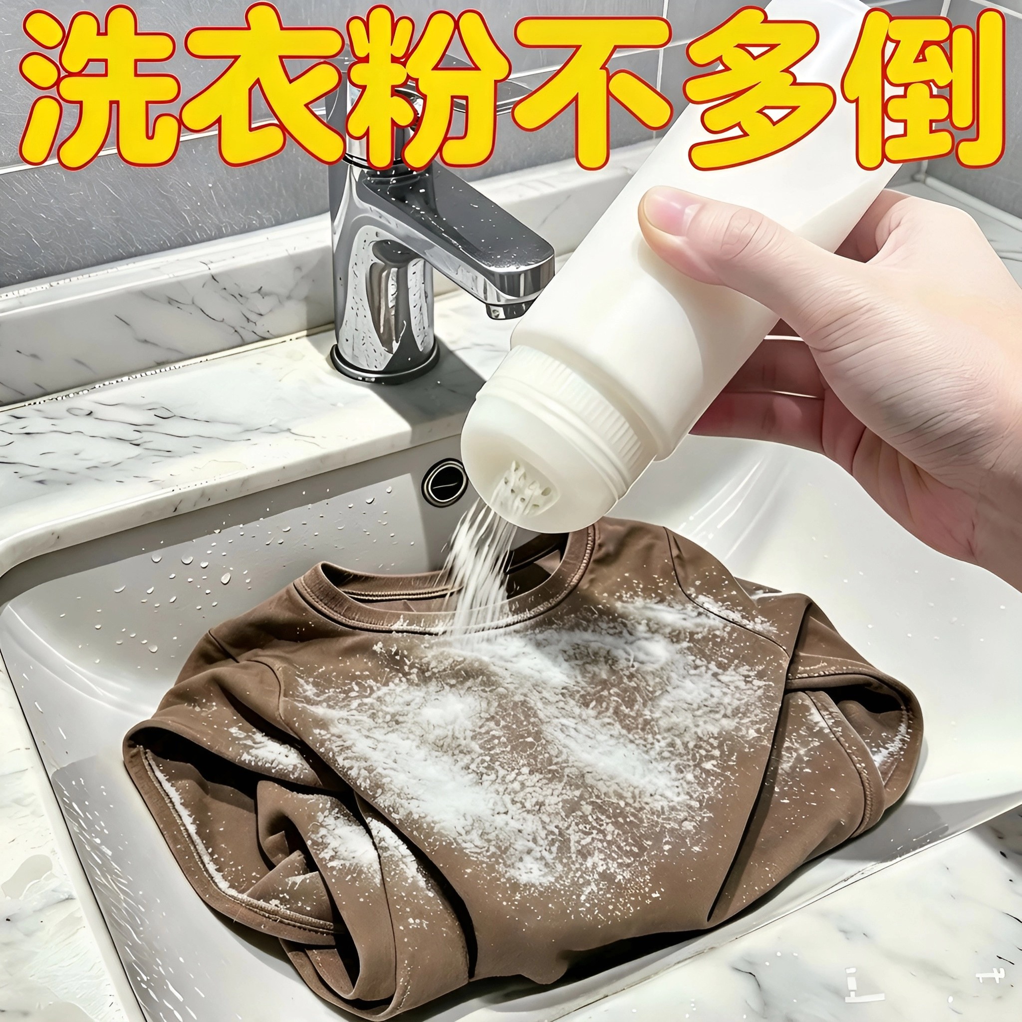 旋转密封洗衣粉撒粉罐