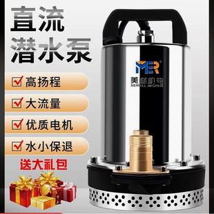 电动车小型农用灌 德国进口直流潜水泵12V24V48V60V伏家用电瓶车