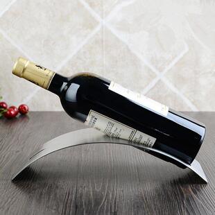 不锈钢现代简约红酒架子吧台葡萄酒瓶架轻奢红酒架摆件酒瓶红酒托