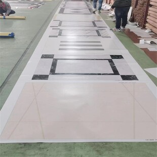 定制电梯内地垫地j胶PVC轿厢地板图案logo耐磨防水防火大理石地胶