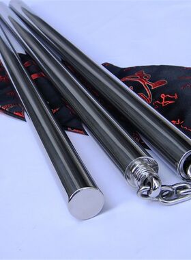 问天组合三节棍304不锈钢长棍问天火旋龙收藏3节棍可旋接成哨子棍