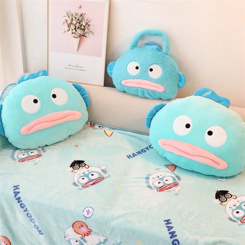 卡通抱枕毯子办公室午睡毯加厚空调毯便携手拎旅行毯沙发盖毯毛毯,床上用品,休闲毯/毛毯/绒毯,淘宝优惠券,粉丝福利购,淘宝优惠卷