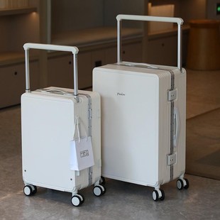 2024a新款行李箱高品质加宽拉杆PC材质女士高颜值20寸密码旅行皮