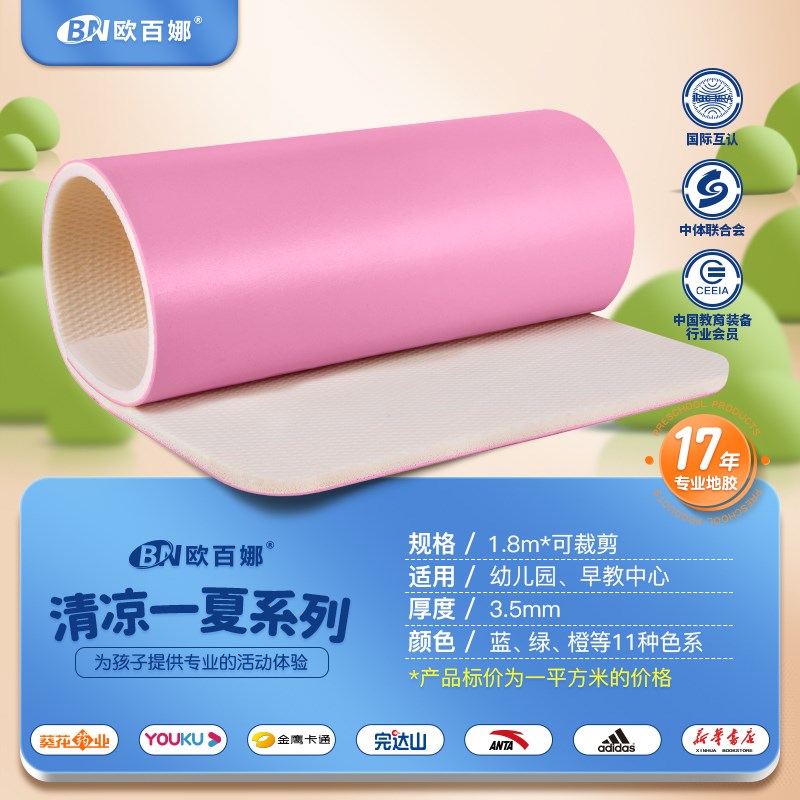 幼儿园地胶舞蹈房pvc塑胶地板室内环保地垫舞蹈室地胶