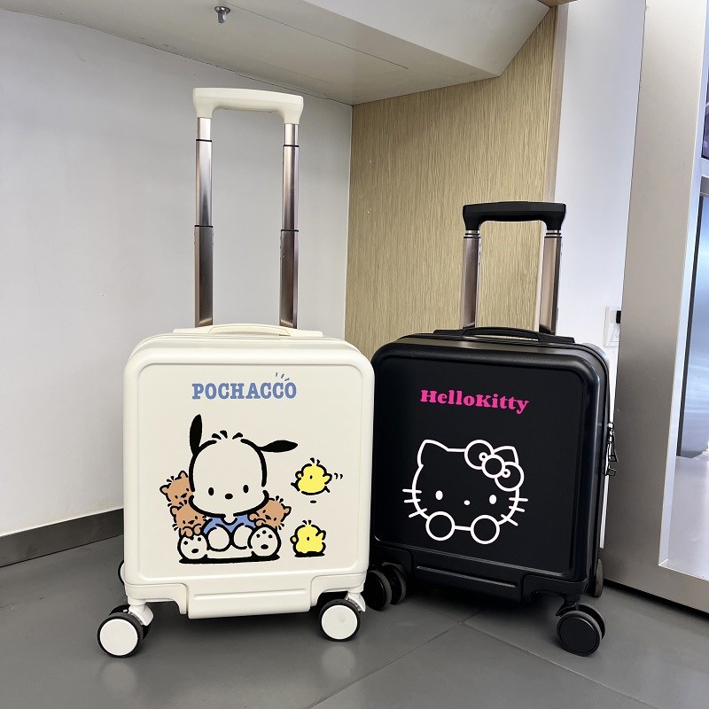 小型儿童行李箱女可爱登t机箱高颜值旅行小学生密码箱轻便卡通定