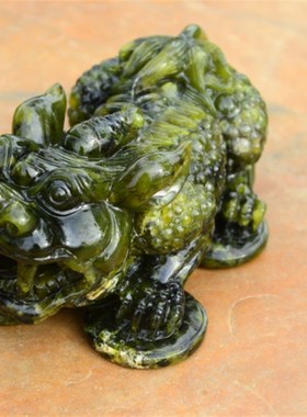 南玉貔貅桌面摆件家居送礼商务礼品客厅办公室皮休室内工艺品