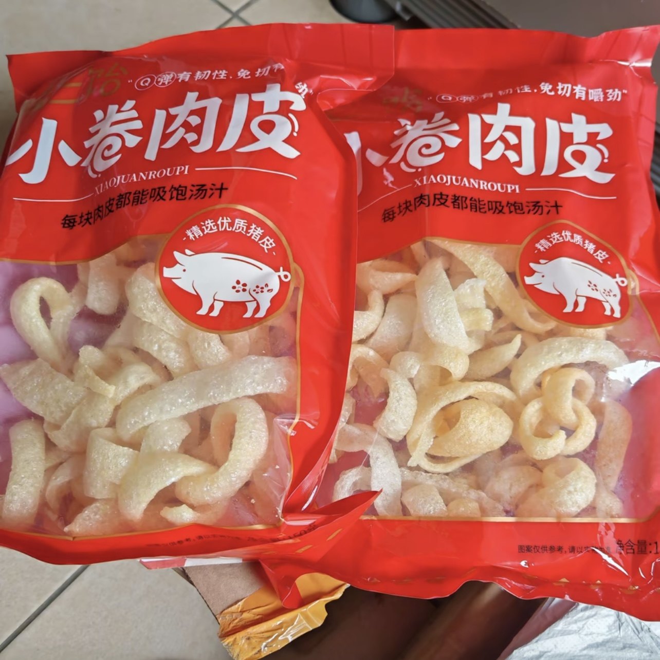 农家优质小卷肉皮火锅凉拌炒菜免切配螺蛳粉Q弹猪皮干货皮肚,零食/坚果/特产,猪肉类,淘宝优惠券,粉丝福利购,淘宝优惠卷