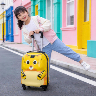 Gloppie18寸行李箱女小型轻便春秋航空登机迷你儿童拉杆旅行箱包