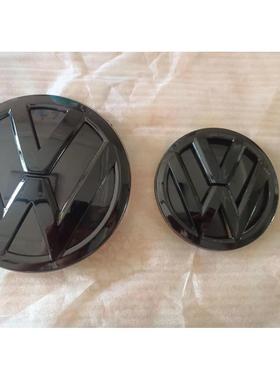 大众车标09-12/13-18款CC改装前中网车标后尾标(替换款)黑色全黑