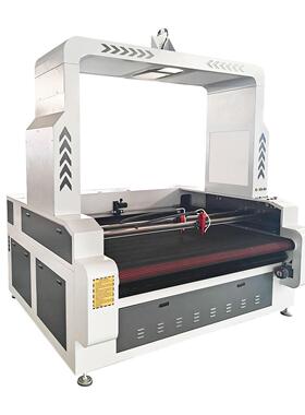 1813CCD摄像机CO2激光切割机100W 130W 150W自动送料布家用纺织品