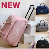 拉杆包旅行包女大容量防水轻便长途外出带轮行李包加X长拉杆行李