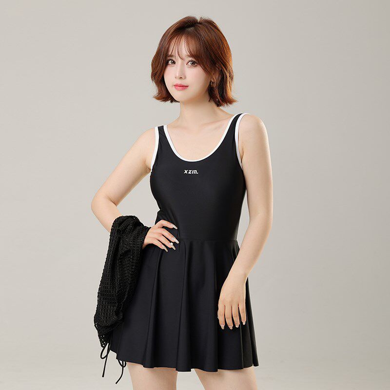 泳衣女保守连体大码胖mm200斤带罩衫微胖女孩遮肉显瘦遮肚泡温泉