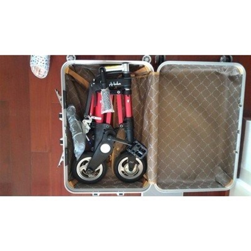 折叠自行车超轻便携成人小型女款山地车10寸迷你男式健身脚踏单车