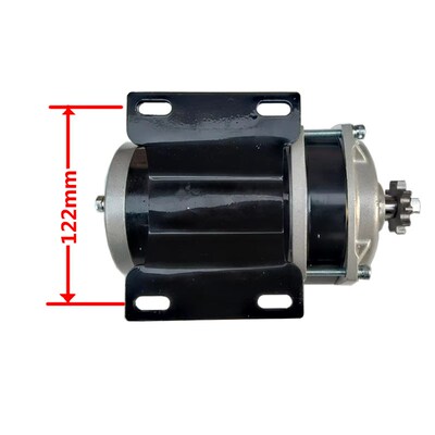 三鑫达喂料车电机48v500W36V24V750W加长轴皮带轮马达