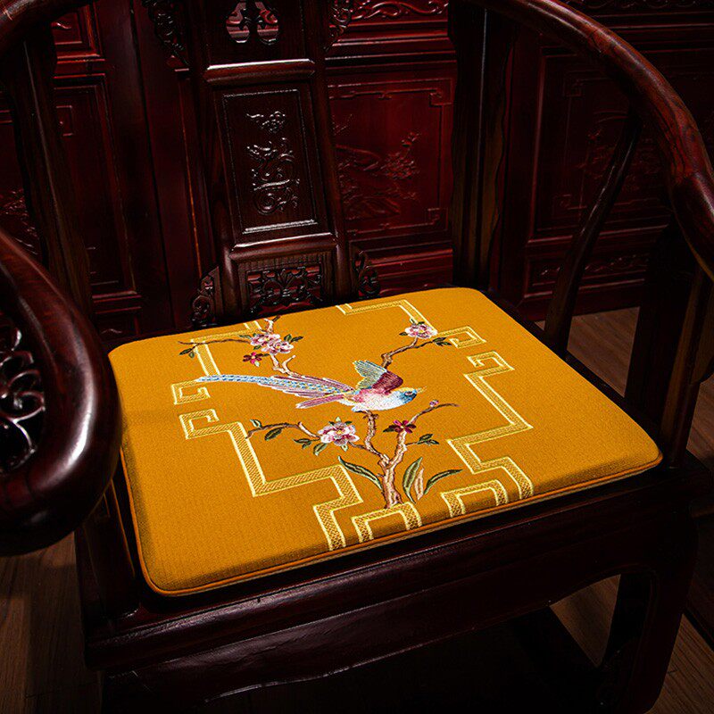 红木椅子坐垫g套中式实木沙发垫子茶椅圈椅太师椅春秋椅垫家用定