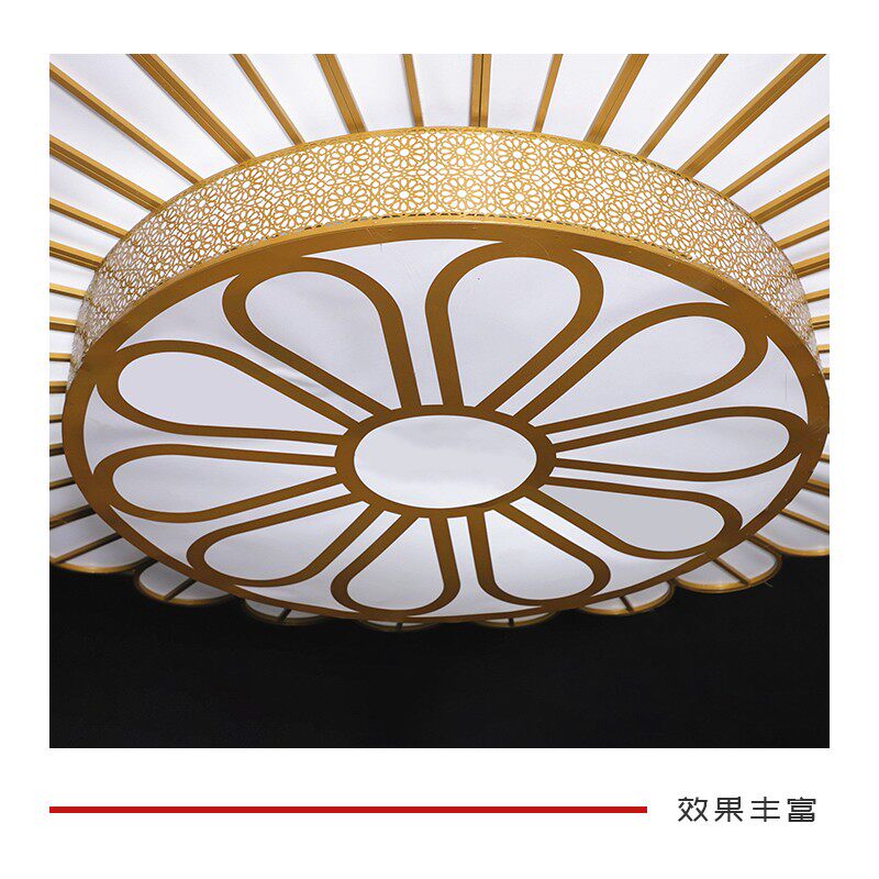 婚庆道具婚礼堂发光吊顶装饰三层花瓣铁艺雕刻吊顶水晶灯箱
