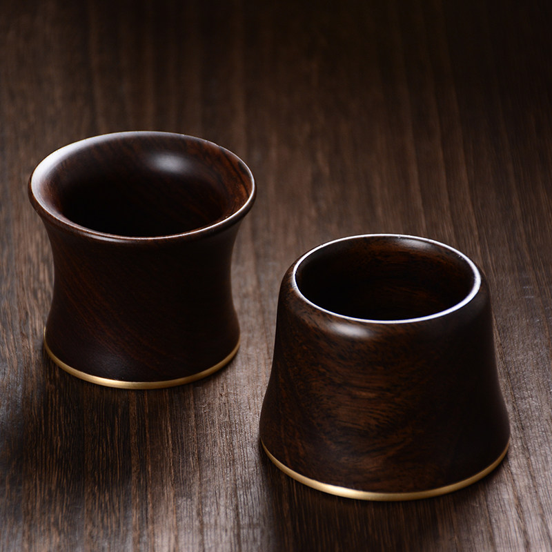 黑檀木多功能盖置紫砂o壶盖子座盖托 实木滤网架子 功夫茶具配件