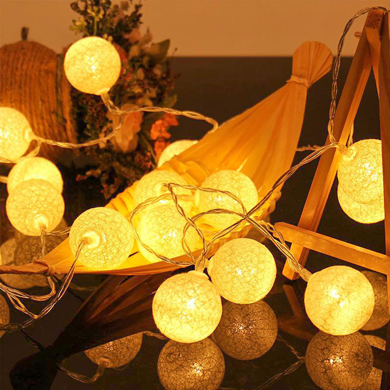 纯白LED满天星彩灯串闪灯小灯泡网红少女心卧室房间装饰线球,节庆用品/礼品,装饰灯,淘宝优惠券,粉丝福利购,淘宝优惠卷