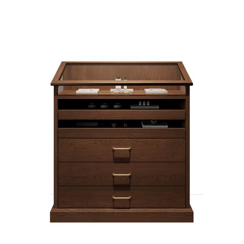 时尚中古柜多层柜玻璃展柜饰品店银饰店靠墙多功能网红拍照展示柜