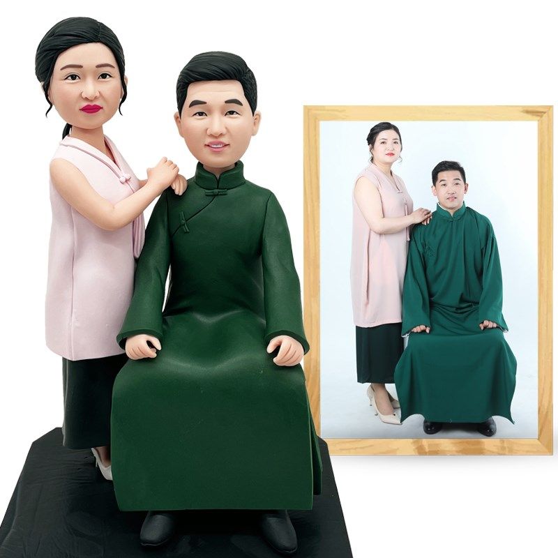 软陶人偶定制diy泥人真人公仔蜡像 捏人像泥塑陶泥玩偶结婚礼物小,个性定制/设计服务/DIY,软陶人偶,淘宝优惠券,粉丝福利购,淘宝优惠卷