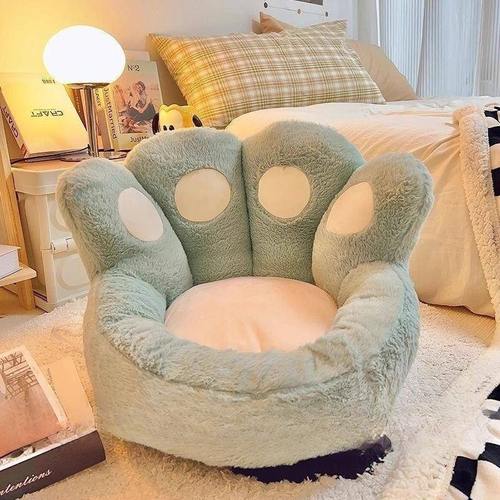 猫爪坐垫地上懒人沙发榻榻米蒲团卧室家用飘窗床边地毯办公室久坐