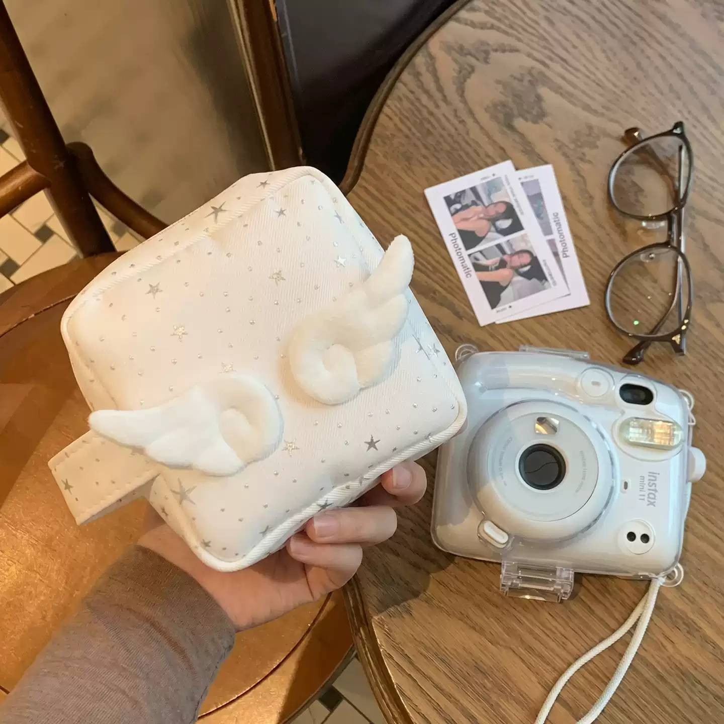 可爱拍立得收纳包富士胶卷ccd