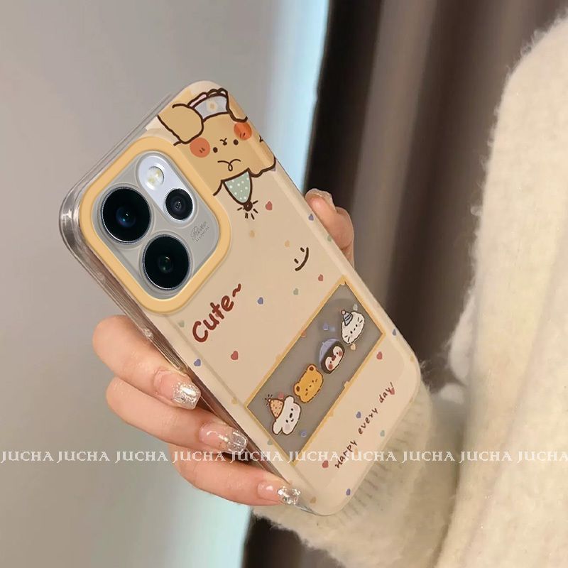 动物合影适用OPPOreno15pro手机壳oppo新款reno14软13防摔12全包11硅胶保护套10男女9/8/7/6/5/4透明