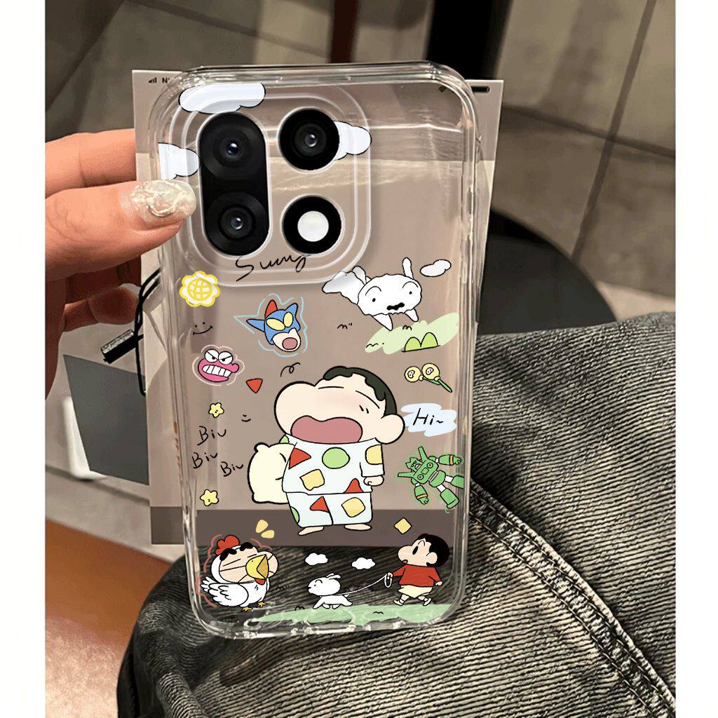 打哈欠小新适用一加ACE6手机壳oneplus13T新款12/11/pro9RT防摔ACE5竞速至尊版3v15防摔7软8全包保护套