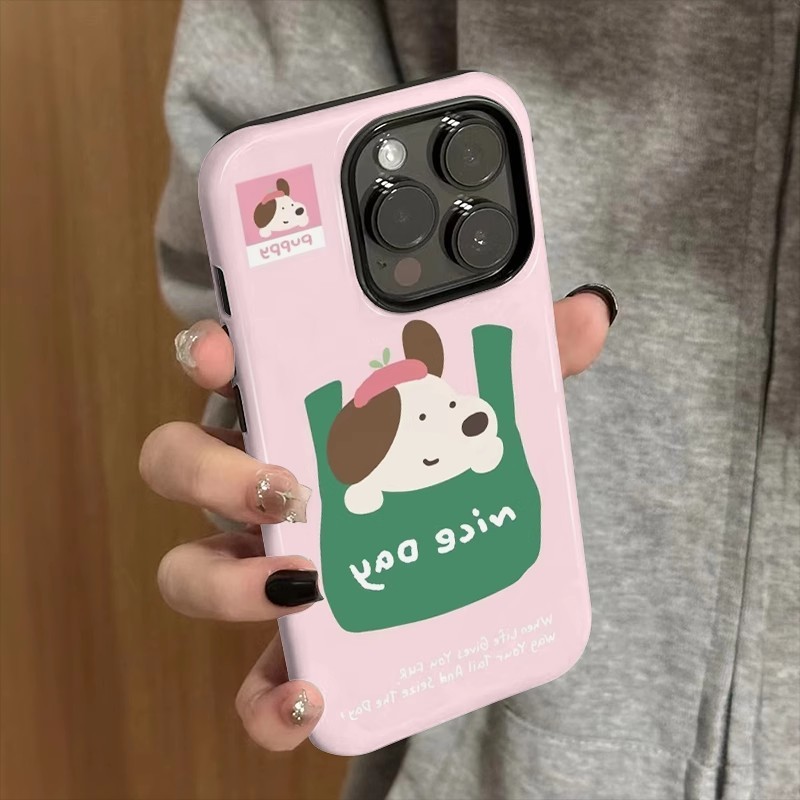 袋子小狗适用荣耀300手机壳honor卡通200/90/80gt可爱70/60/50se套x60/50i菲林二合一MAGIC7/6/5Pro