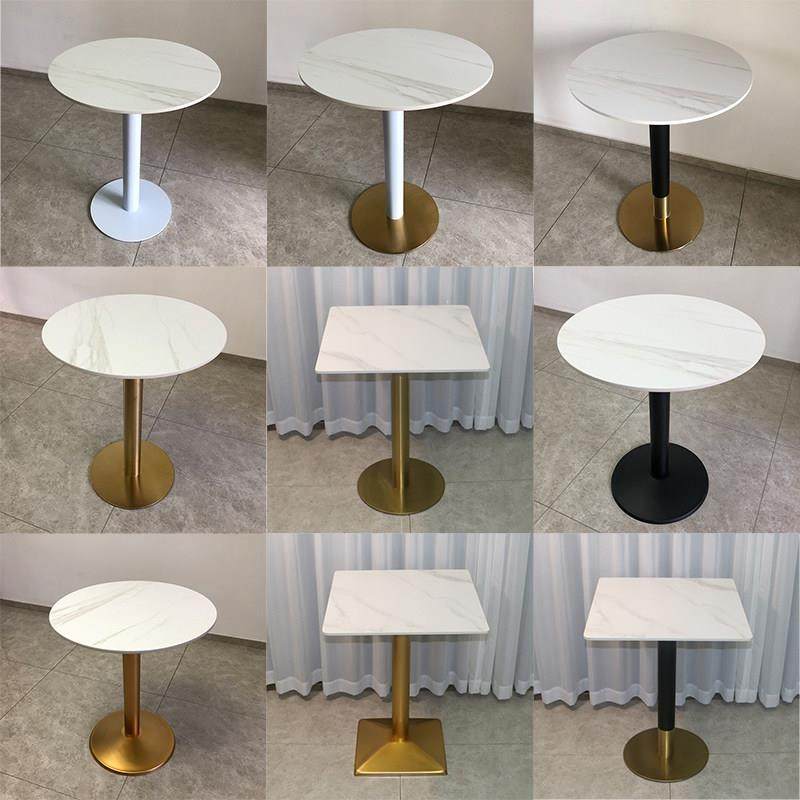 轻奢岩板洽谈接待小圆桌简约咖啡甜品奶茶清吧餐饮酒店阳台桌子方,住宅家具,岩板餐桌,淘宝优惠券,粉丝福利购,淘宝优惠卷
