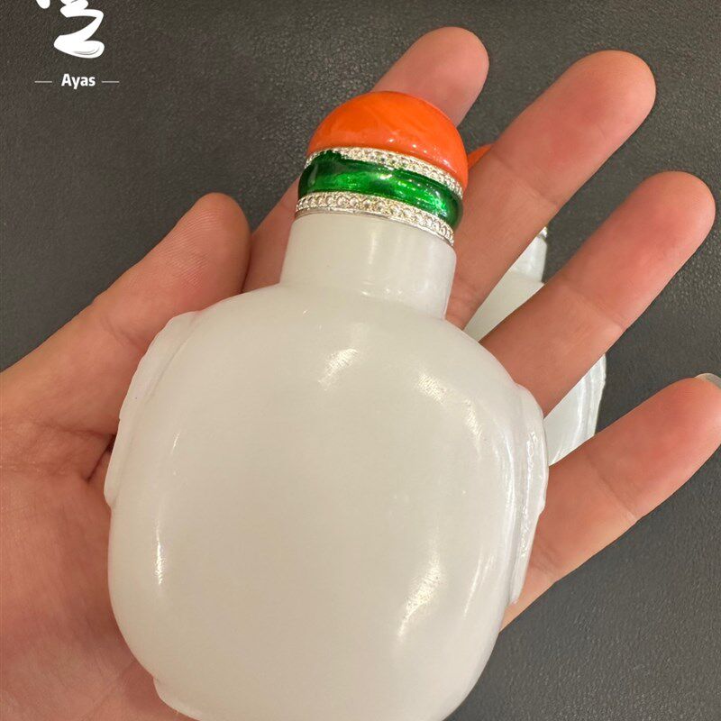 蒙古族婚礼节日礼物仪用品蒙族手工雕刻鼻烟壶古蒙古特色祝寿回礼