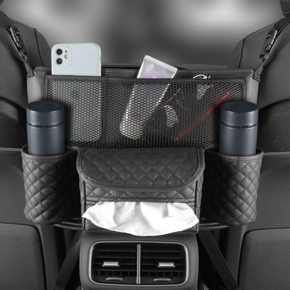 汽车内座椅中间收纳袋扶手箱储物网兜副驾驶包包置物架大容量挂袋,汽车用品/电子/清洗/改装,车载收纳箱/袋/盒,淘宝优惠券,粉丝福利购,淘宝优惠卷