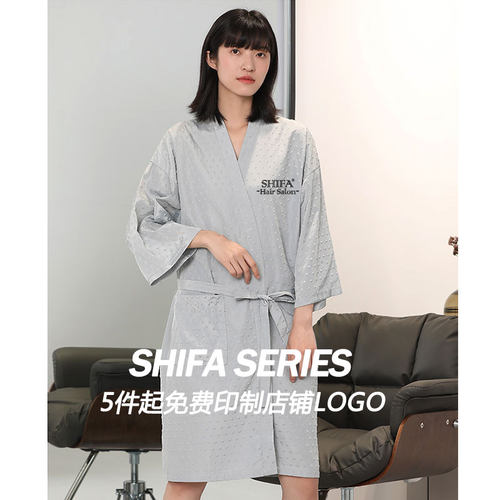 加大理发店美发客袍网红潮剪发围布发廊烫染发衣围裙防水