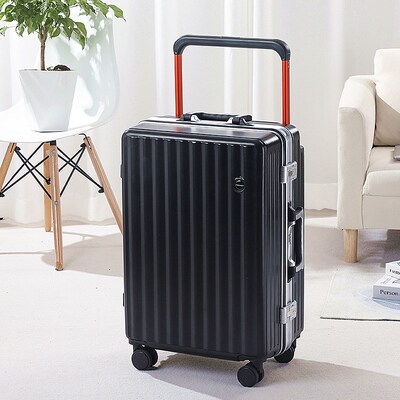 宽拉杆铝框行李箱女20寸登机箱大容量学生24寸高颜值密码旅行箱包