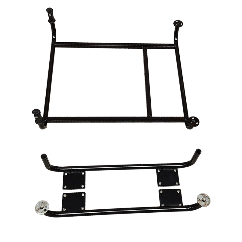 真藤推车轮子底盘底座发泡轮减震轮藤椅婴儿推车轮子带铁架