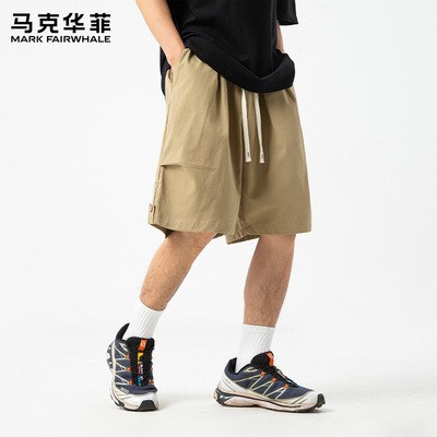 马克华菲纯棉短裤男夏季