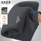 加绒加厚男生上衣圆领休闲外套男款 马克华菲卫衣男冬季 2025新款