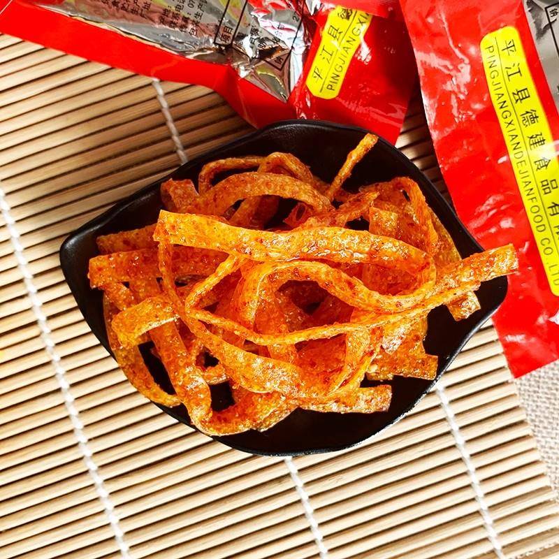 湖南麻辣零食 kk星辣条德建超辣变态辣辣片怀旧校园面筋小吃