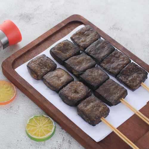 新品黑臭豆腐串麻辣烫油炸烧烤食材豆干串豆制品商用冷冻半成品20