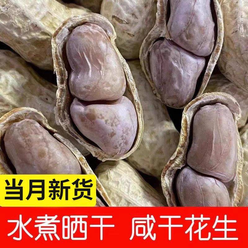 25年新水煮花生煮熟蒜香五香奶油味带壳盐咸晒干水煮咸干花生150g