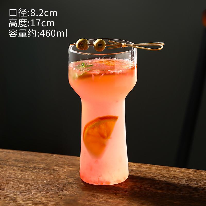 新品简约玻璃鸡尾酒杯火炬